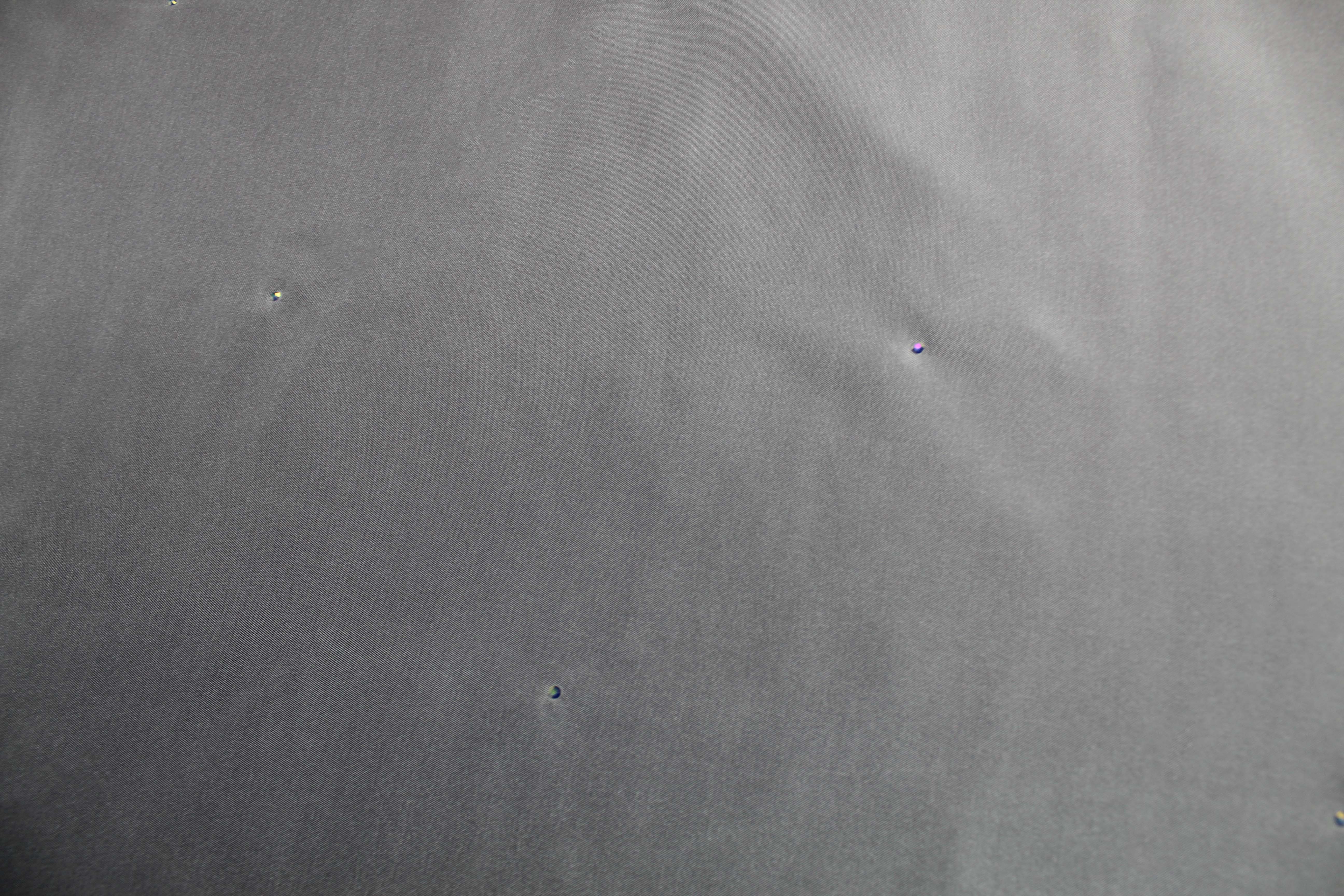 POLY ORGANZA (P49) WITH CRYSTALS AB WHITE